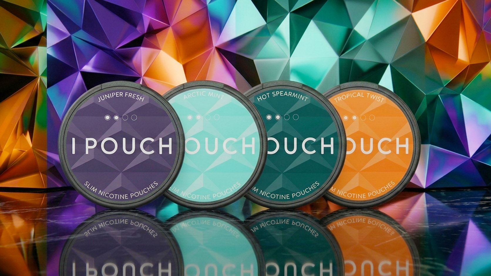 The four IPOUCH flavours presented together