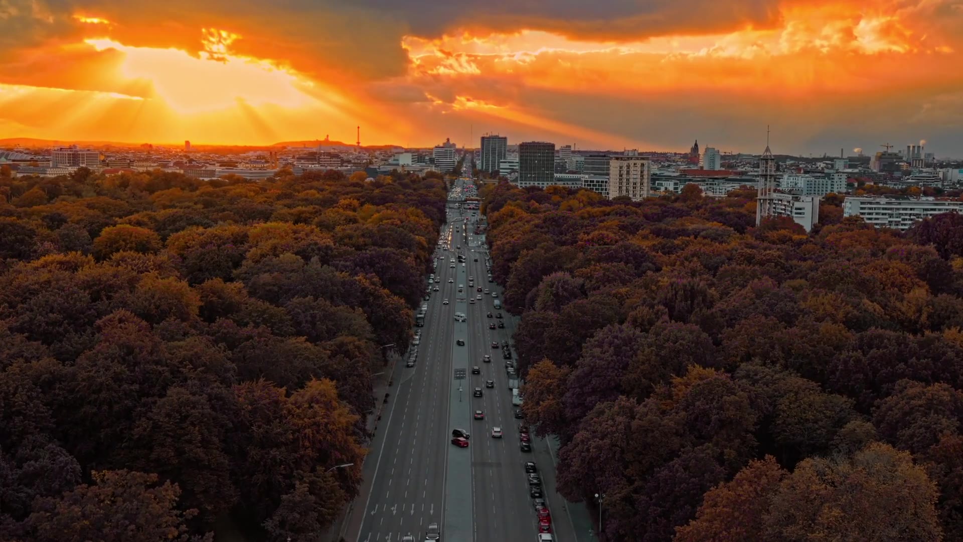 City scenery in Germany